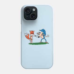 Blue Blur and Flight Fox Phone Case