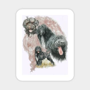 Portuguese Water Dog Medley Magnet