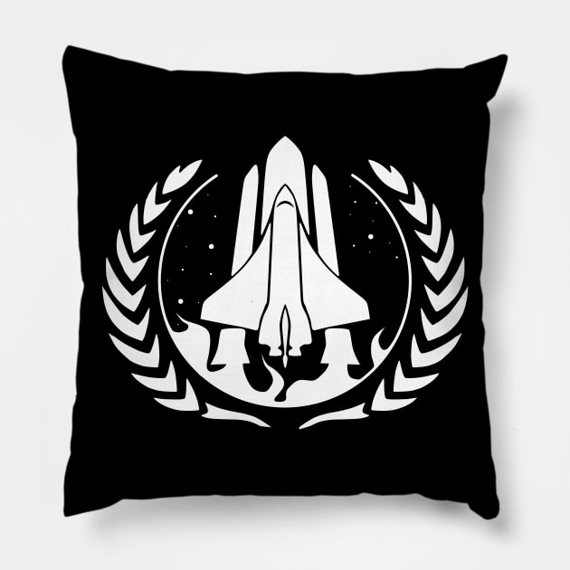 Space Shuttle Pillow by TMBTM