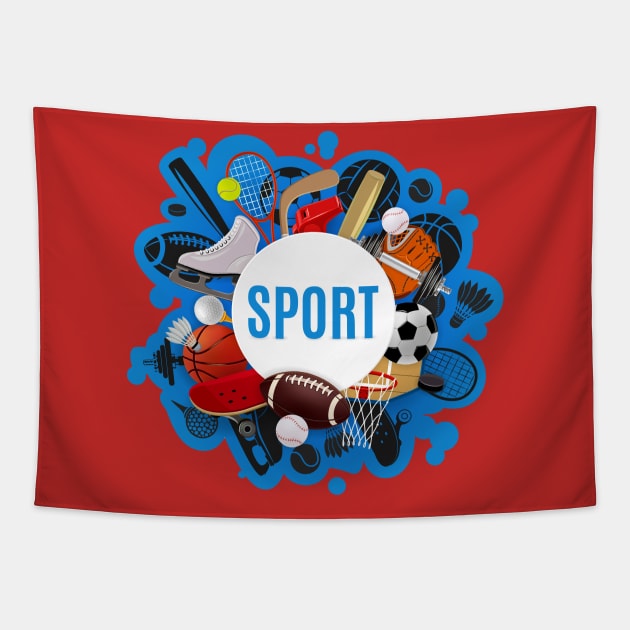 Sport Tapestry by Mako Design 