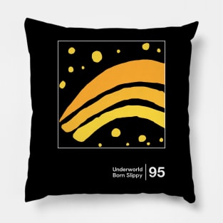 Born Slippy / Minimal Style Graphic Artwork Design Pillow