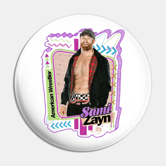 Sami Zayn - Pro Wrestler Pin by PICK AND DRAG