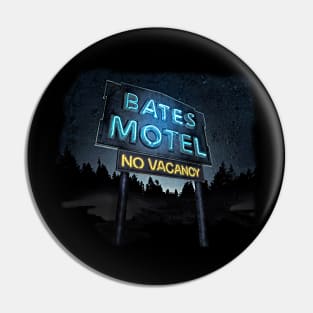 Bates Motel Sign Pin