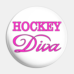Hockey Diva Pin