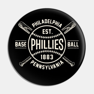 Philadelphia Phillies Bats & Ball by Buck Tee Pin