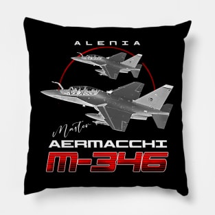 Aermacchi M-346 Advanced Jet Trainer And Light Attack Aircraft Pillow