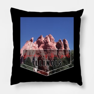 Garden of the gods, Illinois Pillow