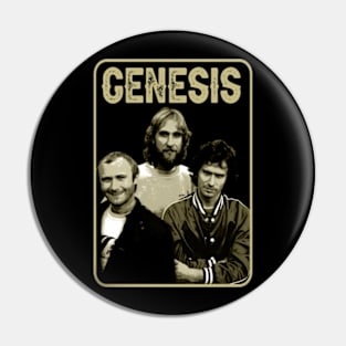 The Musical Box Moda Genesis Band Tees, Unlock a Pandora's Box of Progressive Rock Style Pin