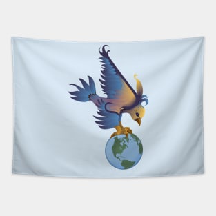 The Blue Bird and Earth Tapestry