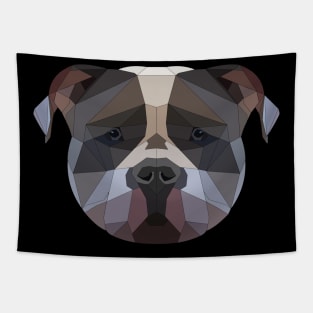 Dog American Staffordshire Terrier Low Poly Type Tapestry