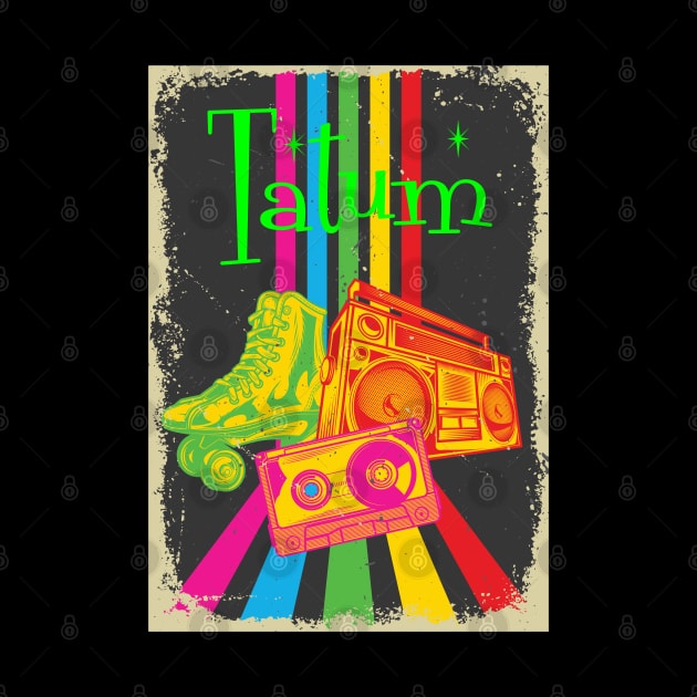 Tatum Vintage 80's Skates Boombox by heybert00