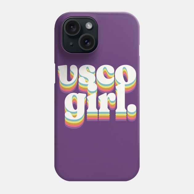 VSCO Girl /// Retro Typography Design Phone Case by DankFutura