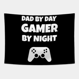 Dad By Day Gamer By Night Tapestry