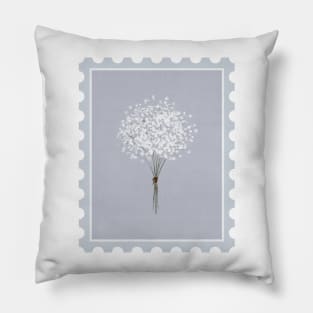 Cute Flower Stamp Pillow