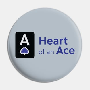 Heart of an Ace Pin