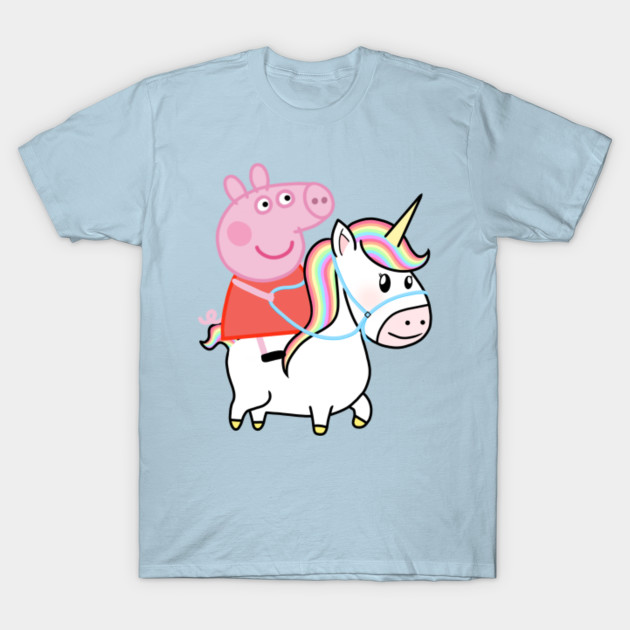 Unicorn And Peppa Pig Peppa Pig T Shirt Teepublic