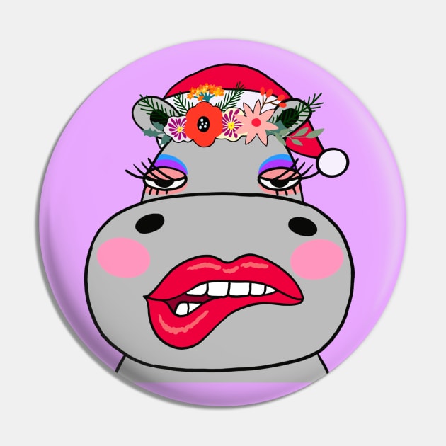 Christmas Sexy Hippo! Pin by IdinDesignShop