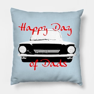 Father's Day 1970s Hillman Imp classic car Day of Dads Pillow