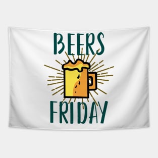 Beer Time Friday Tapestry