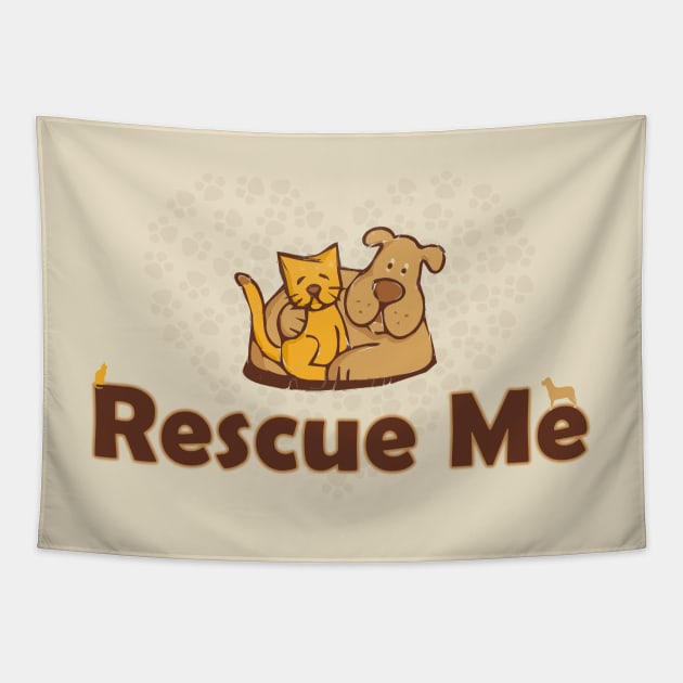 Rescue Me by Basement Mastermind Tapestry by BasementMaster