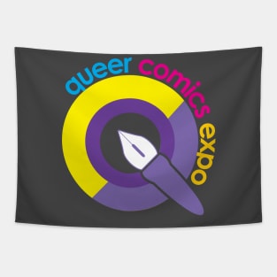 QCE "Q" Logo Intersex Tapestry