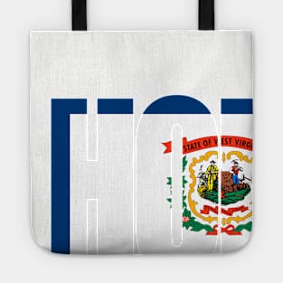 West Virginia Home - State Flag Tote