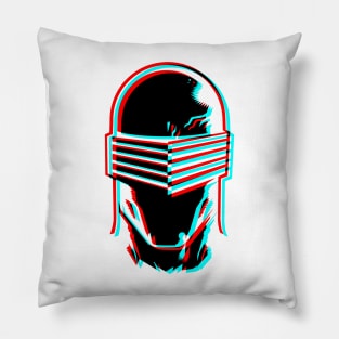 Retro 3D Glasses Style - Snake eyes Pillow