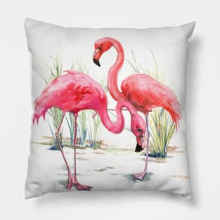 Pink Flmaingos Pillow