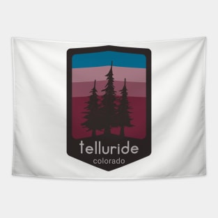 Telluride, Colorado Logo Apparel and Accessories Tapestry