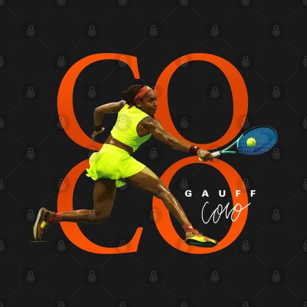 Coco Gauff by Juantamad