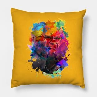 Misbehavin' Baby Billy Freeman - Paint Splash Color Pillow