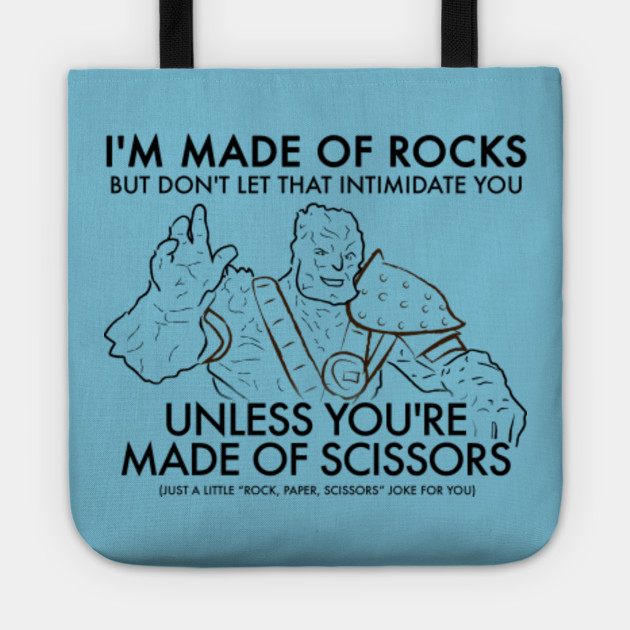 Korg Is Made Of Rocks Thor Ragnarok Marvel Tote Teepublic