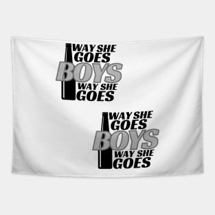 Trailer Park Two Pack Way She Goes Boys Stickers Tapestry