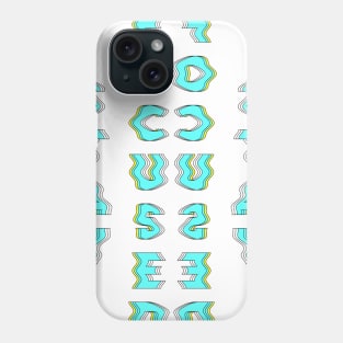 Stay Focused glitch Phone Case