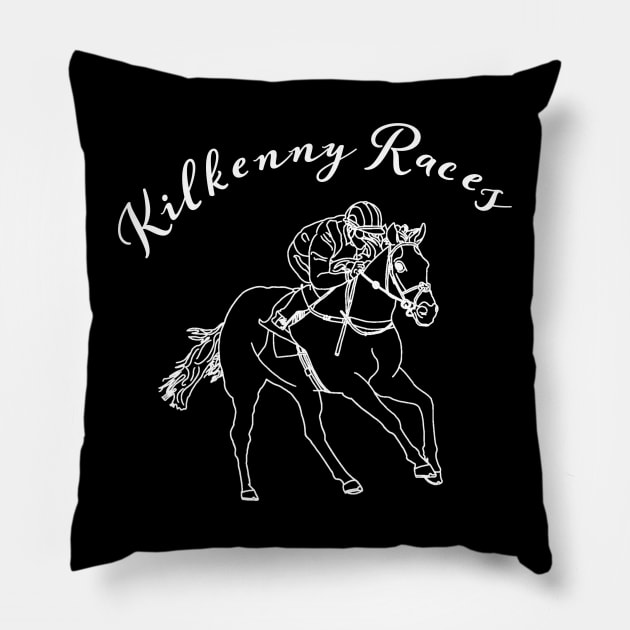 Kilkenny Races Pillow by Éiresistible