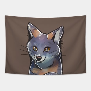 Pocket Cute Channel Island Fox Tapestry