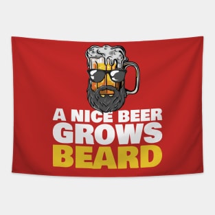 Funny Craft Beer Drunk Uncle Beard Bearded Druncle Tapestry