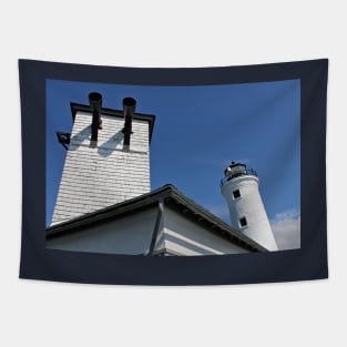 Tibbetts Point Lighthouse Diaphone Fog Horns Tapestry