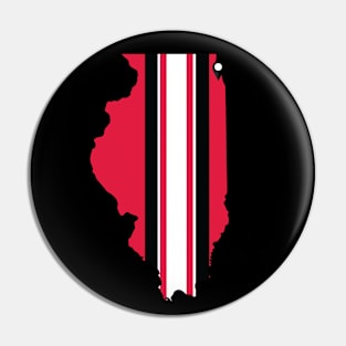 Chicago Basketball Pin