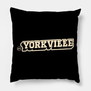 Yorkville Vibes NYC -  Urban Edge Apparel for Manhattan's Trendsetting Scene Pillow