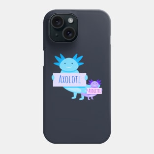 Axolotl & Axolittl Phone Case