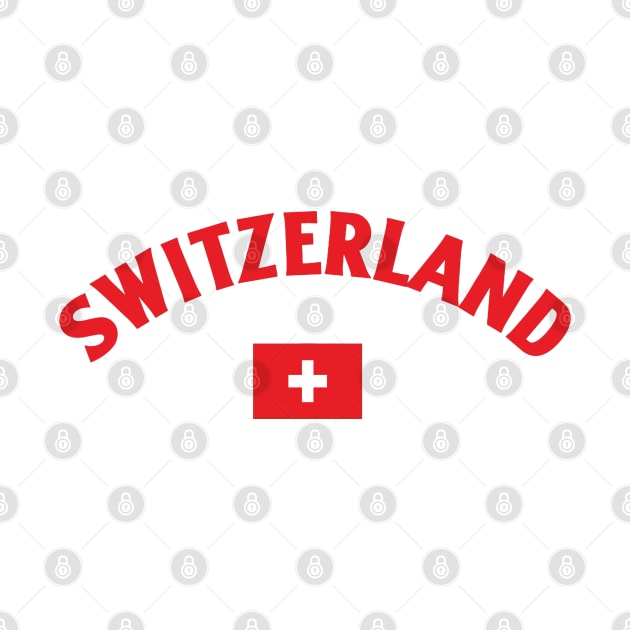 Switzerland Flag by Issho Ni