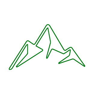 simple green mountain T-Shirt