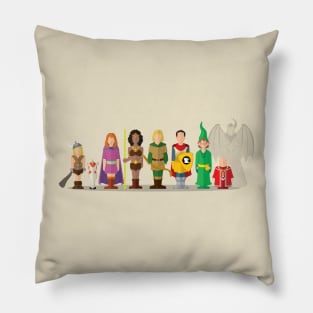 Dungeons & Dragons Cartoon Pillow