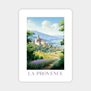 Affiche La provence - France - illustration Magnet