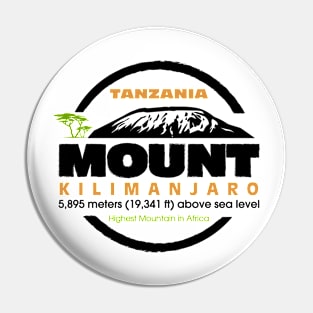 Hiking Design Pin