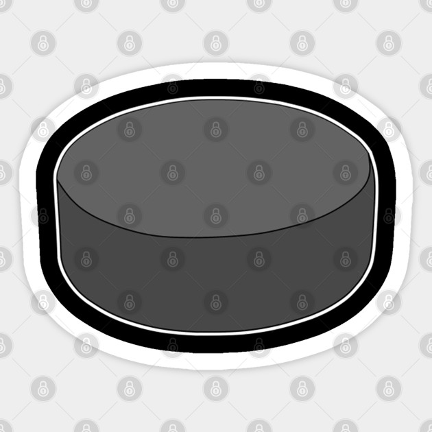 Hockey Puck Sticker Style Design - Hockey Puck Sticker ...