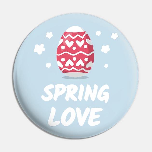 Easter Egg Pin by Tip Top Tee's