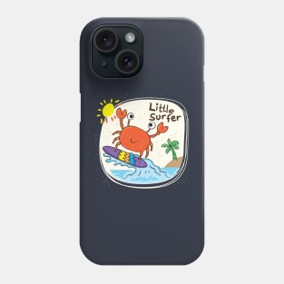 crab little surfer Phone Case