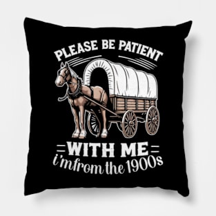 Please Be Patient With Me I'm From The 1990S Saying Pillow